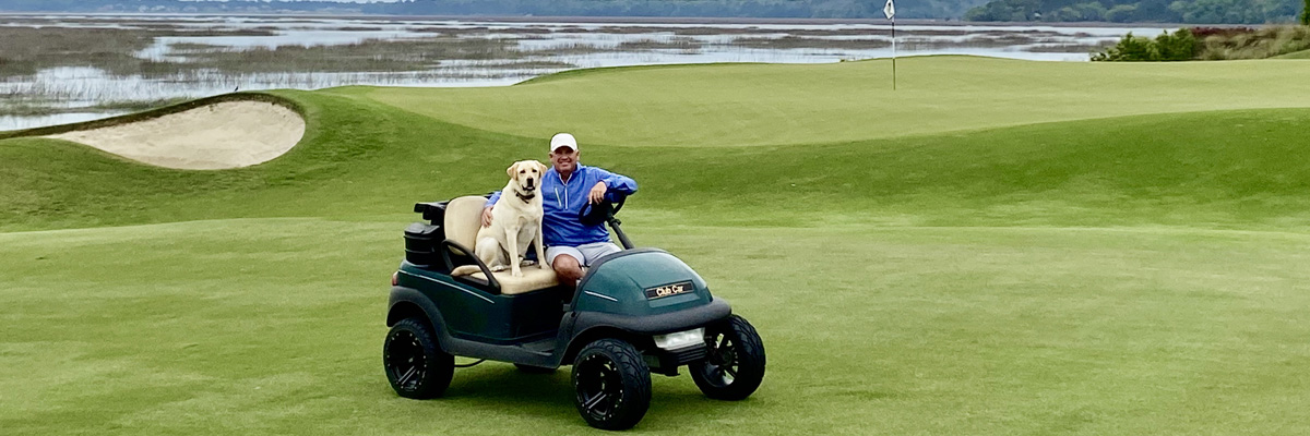 Keith Einwag and his dog Bently