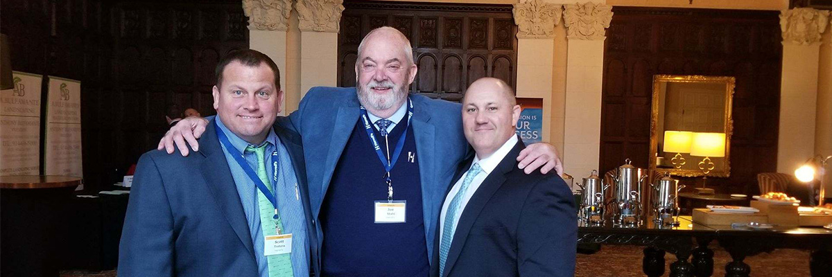 Joe Stahl pictured with Scott Tretera and Shawn O'Sullivan