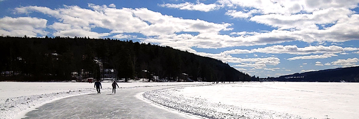 Lake Morey - The Nation's Longest Ice Skating Trail